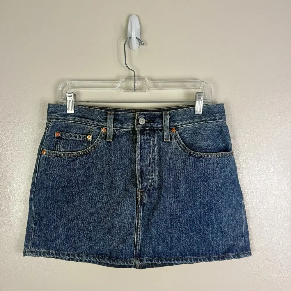 Levi's Icon Skirt Mini Skirt Size 29 - Picture 1 of 7